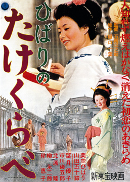 映画チラシ ムービー東京 たけくらべ 美空ひばり、中村是好 1955年作品 